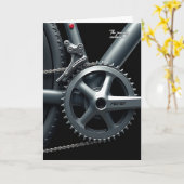 Carte d'anniversaire de cavaliers Machine (Fleur jaune)