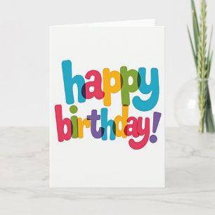 Carte d'anniversaire de célébration