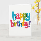 Carte d'anniversaire de célébration (Fleur jaune)