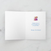 Carte d'anniversaire de cerf (Intérieur)