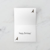 Carte d'anniversaire de chat Abyssinian (Intérieur)