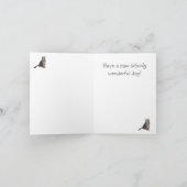 Carte d'anniversaire de chat Abyssinian (Intérieur)