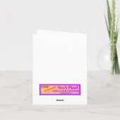 Carte d'anniversaire de chat de Siamese (Dos)