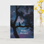 Carte d'Anniversaire de Chat Très Mignonne, les so (Fleur jaune)