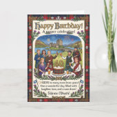 Carte d'anniversaire de Château Écossais (Devant)