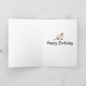 Carte d'anniversaire de chaton de Ragdoll (Intérieur)