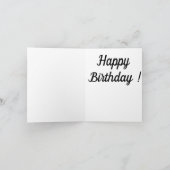 Carte d'anniversaire de chatons mignons se câlinan (Intérieur)