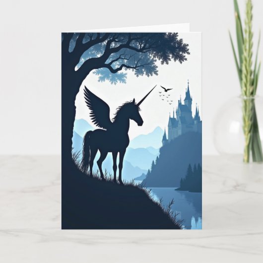 Carte d'anniversaire de cheval fantastique (Devant)