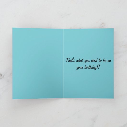 Carte d'anniversaire de chèvre (Intérieur)