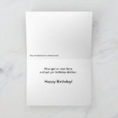 Carte d'anniversaire de chien (Intérieur)