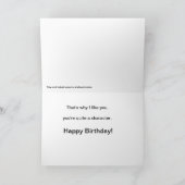 Carte d'anniversaire de chien (Intérieur)