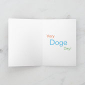 Carte d'anniversaire de chien (Intérieur)