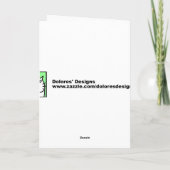 Carte d'anniversaire de chien (Dos)