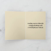 Carte d'anniversaire de chien d'art populaire modi (Intérieur)