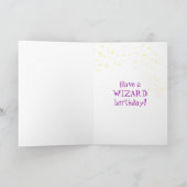 Carte d'anniversaire de chien de l'Assistant noir (Intérieur)