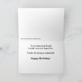 Carte d'anniversaire de chien de Weimaraner (Intérieur)