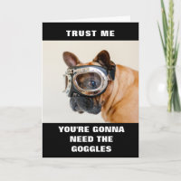 Carte d'anniversaire de chien mignon/retraite/cong