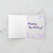 Carte d'anniversaire de Chiot de Dachshund (Intérieur)