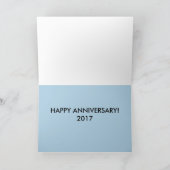 CARTE D'ANNIVERSAIRE DE CHUTES DU NIAGARA (Intérieur)