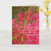 Carte d'anniversaire de citation de Jane Austen (Fleur jaune)
