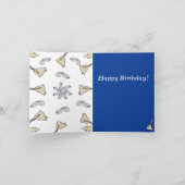 Carte d'anniversaire de cloches et sifflets (Intérieur)