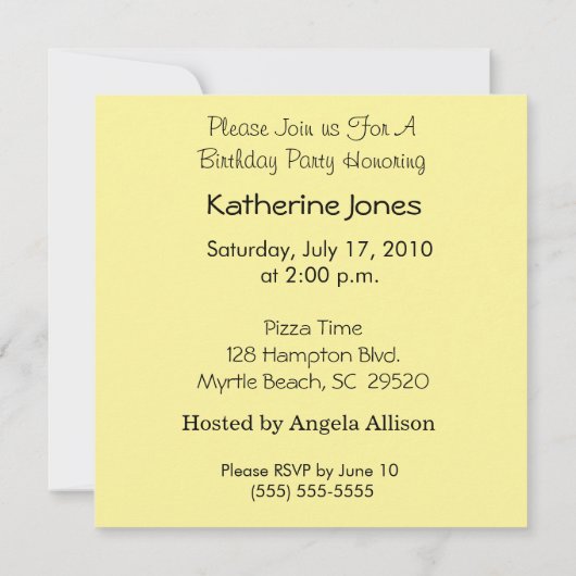 Carte d'anniversaire de clown photo (Dos)