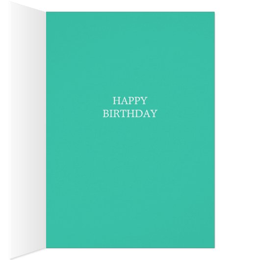 Carte d'anniversaire de colibri à bec large (Intérieur (Droit))