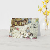 Carte d'anniversaire de collecteurs de poupée (Fleur jaune)