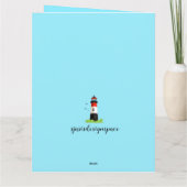 Carte d'anniversaire de conception de la scène du  (Dos)