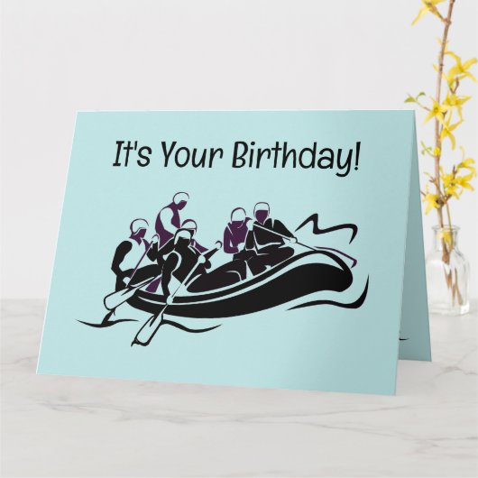 Carte d'anniversaire de conception du Rafting d'ea (Fleur jaune)