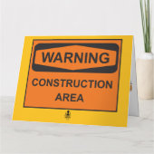 Carte d'anniversaire de construction (Dos)