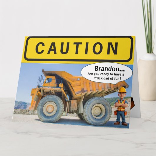 Carte d'anniversaire de construction (Devant)