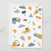 Carte d'anniversaire de construction moderne perso (Dos)