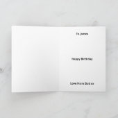 Carte d'anniversaire de contrôleur de jeu personna (Intérieur)