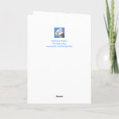 Carte d'anniversaire de coq Cranky (Dos)