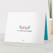 Carte d'anniversaire de Corgi Cartoon Hero (Dos)