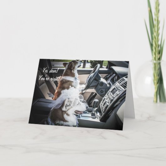 Carte d'anniversaire de Corgis (Devant)