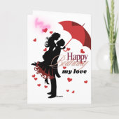 carte d'anniversaire de couple (Dos)