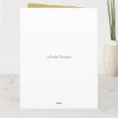 Carte d'anniversaire de couple afro-américain (Dos)