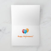 Carte d'anniversaire de couple japonais (Intérieur)