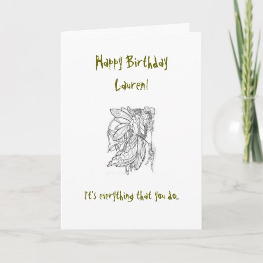 Carte d'anniversaire de cousin (Devant)