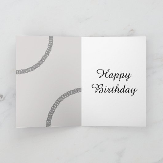 Carte d'anniversaire de cousine spéciale élégant (Intérieur)