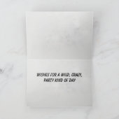 Carte d'anniversaire de Cowboy (Intérieur)