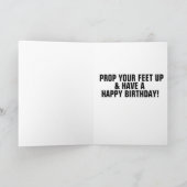 CARTE D'ANNIVERSAIRE DE COWGIRL (Intérieur)