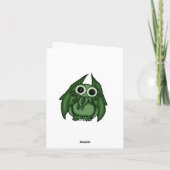 Carte d'anniversaire de Cthulhu (Dos)