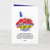 Carte d'anniversaire de Cupcake (Dos)