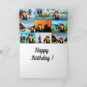 Carte d'anniversaire de Danny Duck le Pirate (Intérieur)