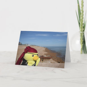 Carte d'anniversaire de Danny Duck le Pirate