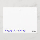 Carte d'anniversaire de dauphin avec des dauphins  (Dos)