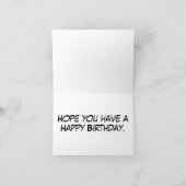 Carte d'anniversaire de dessin de l'espace et au-d (Intérieur)